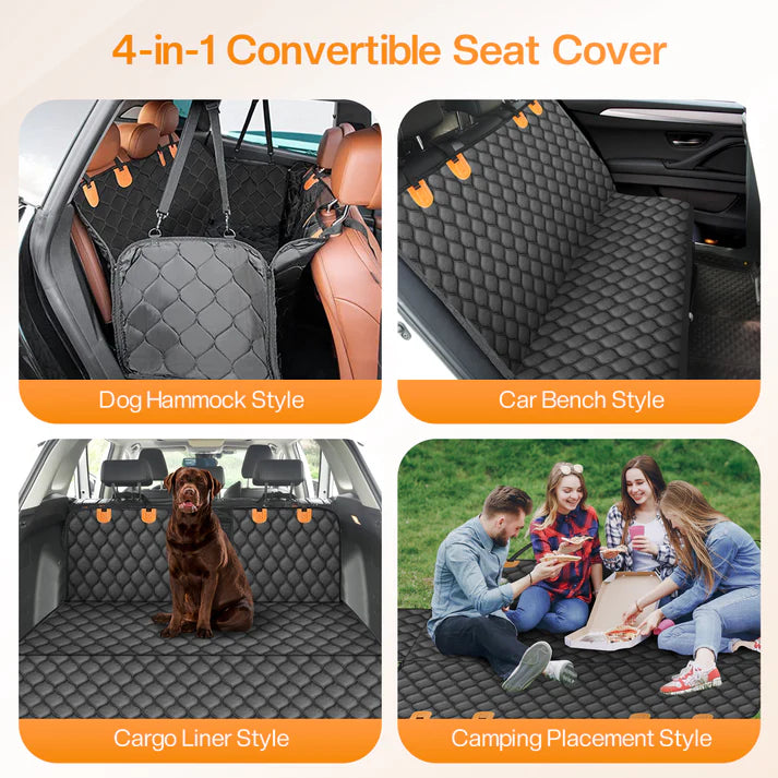 VibeNestStore™ Dog Car Seat Cover for Back Seat