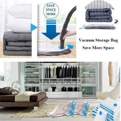 Jumbo Large Ziplock Vacuum Seal Bags with Hand Pump